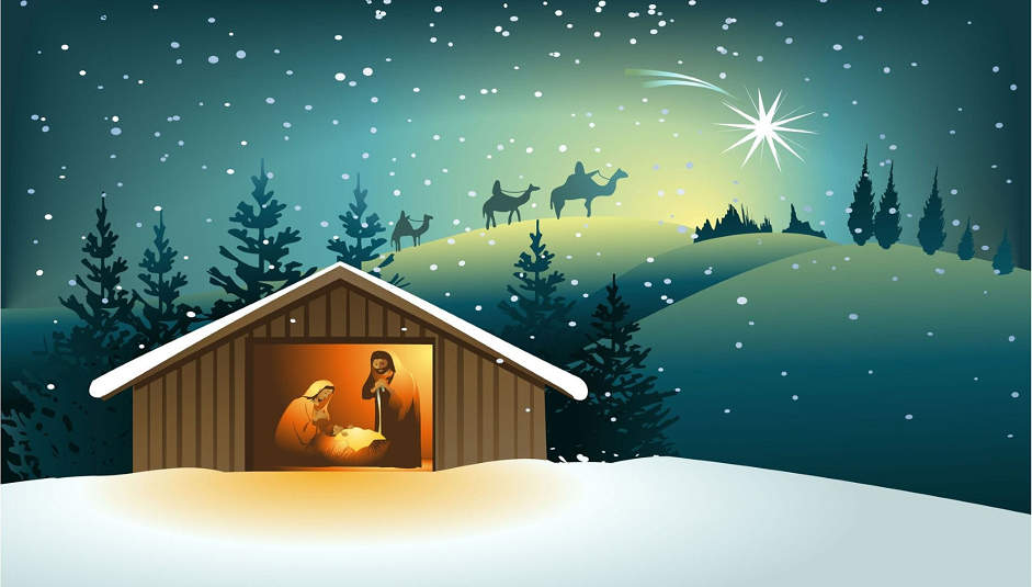 catholic christmas wallpaper