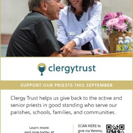 September 17-18: Second Collection for the Clergy Trust