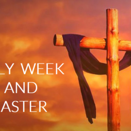 Schedule for Holy Week and Easter 2023