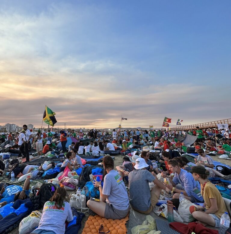 Saturday, 8/5: Day 9 Part 2 - Pilgrim Walk and Overnight Vigil with Pope Francis (and 1.5 Million Pilgrims!)