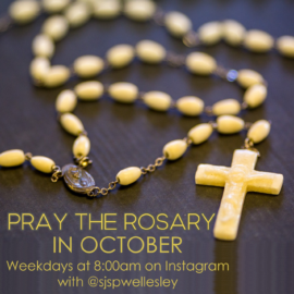 Back for October – Rosary on Instagram Beginning Monday, October 2!
