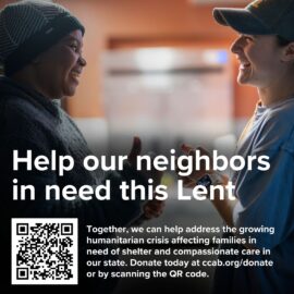 Ash Wednesday, February 14 Collection for Catholic Charities