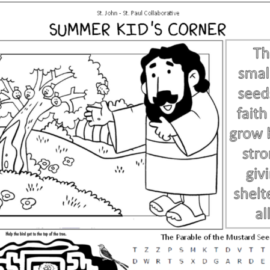 New in the Weekly Bulletin: “Summer Kids Corner”