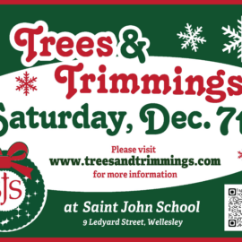 Trees & Trimmings: Saturday, December 7, 8:00am-1:30pm