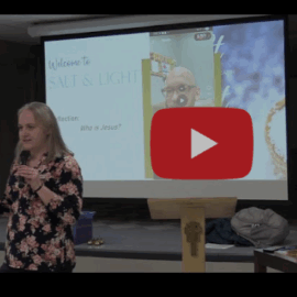 November 16 Family Faith Formation Recap: “Jesus’ Life and Ministry” with Grades 6-7 Salt & Light