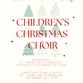Kids – Come Sing in the Collaborative Children’s Choir on Christmas Eve! Rehearsal on Saturday, December 20 Kids – Come Sing in the Collaborative Children’s Choir on Christmas Eve! Rehearsal on Saturday, December 20