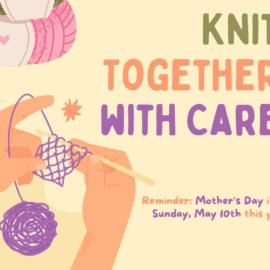 Knit Together With Care for Our Baby Shower for Pregnancy Help Boston