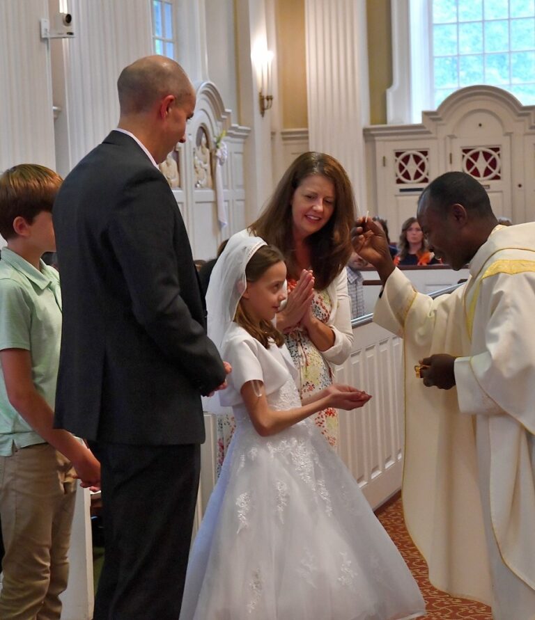 The Celebration of First Holy Communion at Our Parishes