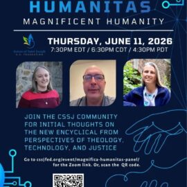 Sr. Colleen on CSSJ Panel to discuss Pope Leo XIV’s first encyclical, <i>Magnifica humanitas</i>
